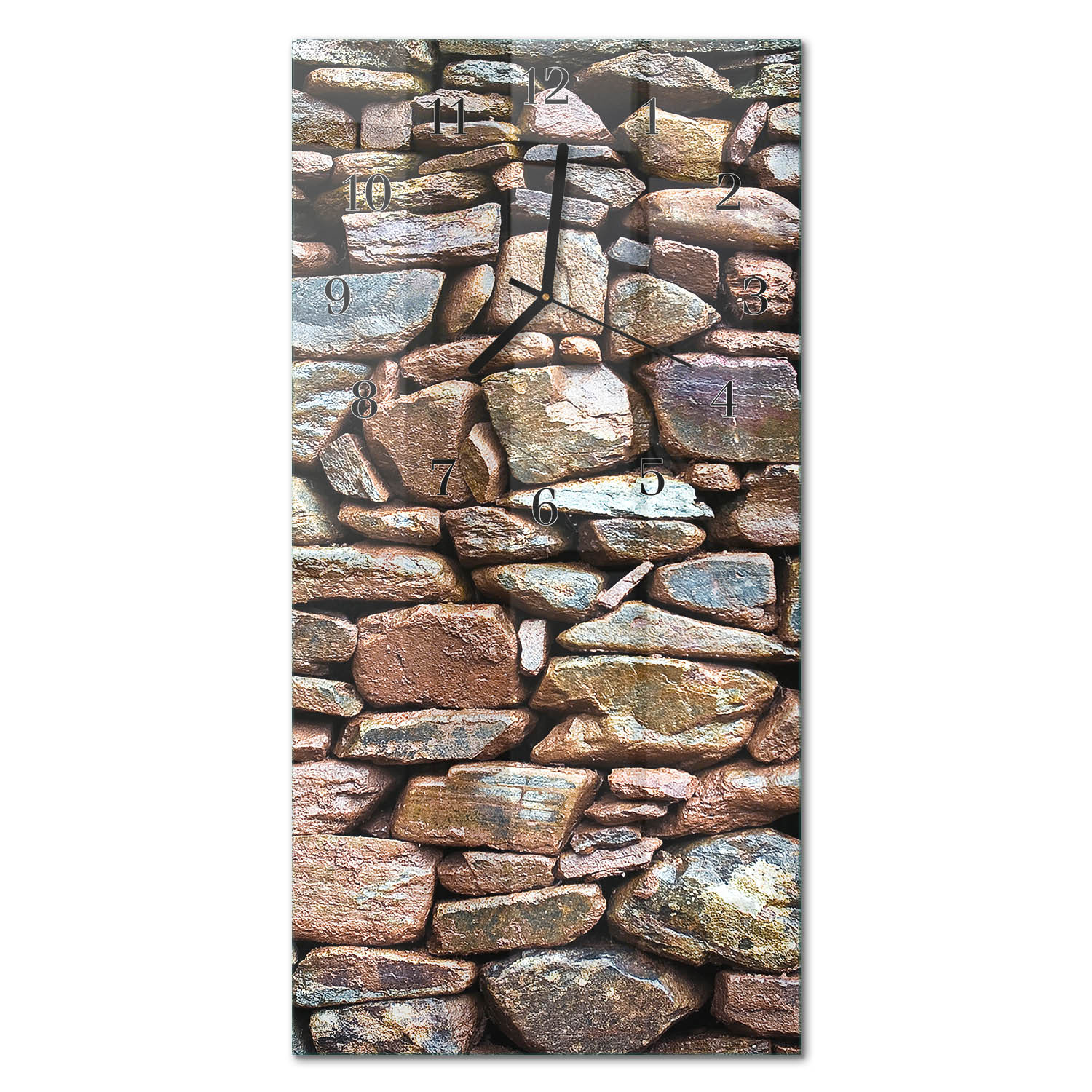 Zegar kuchenny 30x60 Mur Kamienny ozdobny ścienny