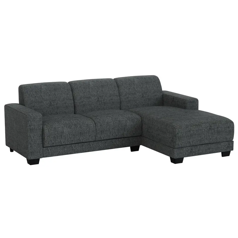 Bank Aberdeen met chaise longue rechts - Kansas - grijs