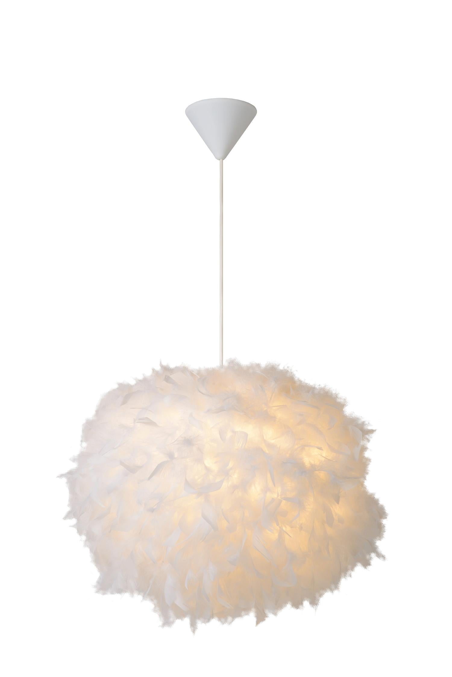 Lucide GOOSY SOFT Hanglamp - Wit