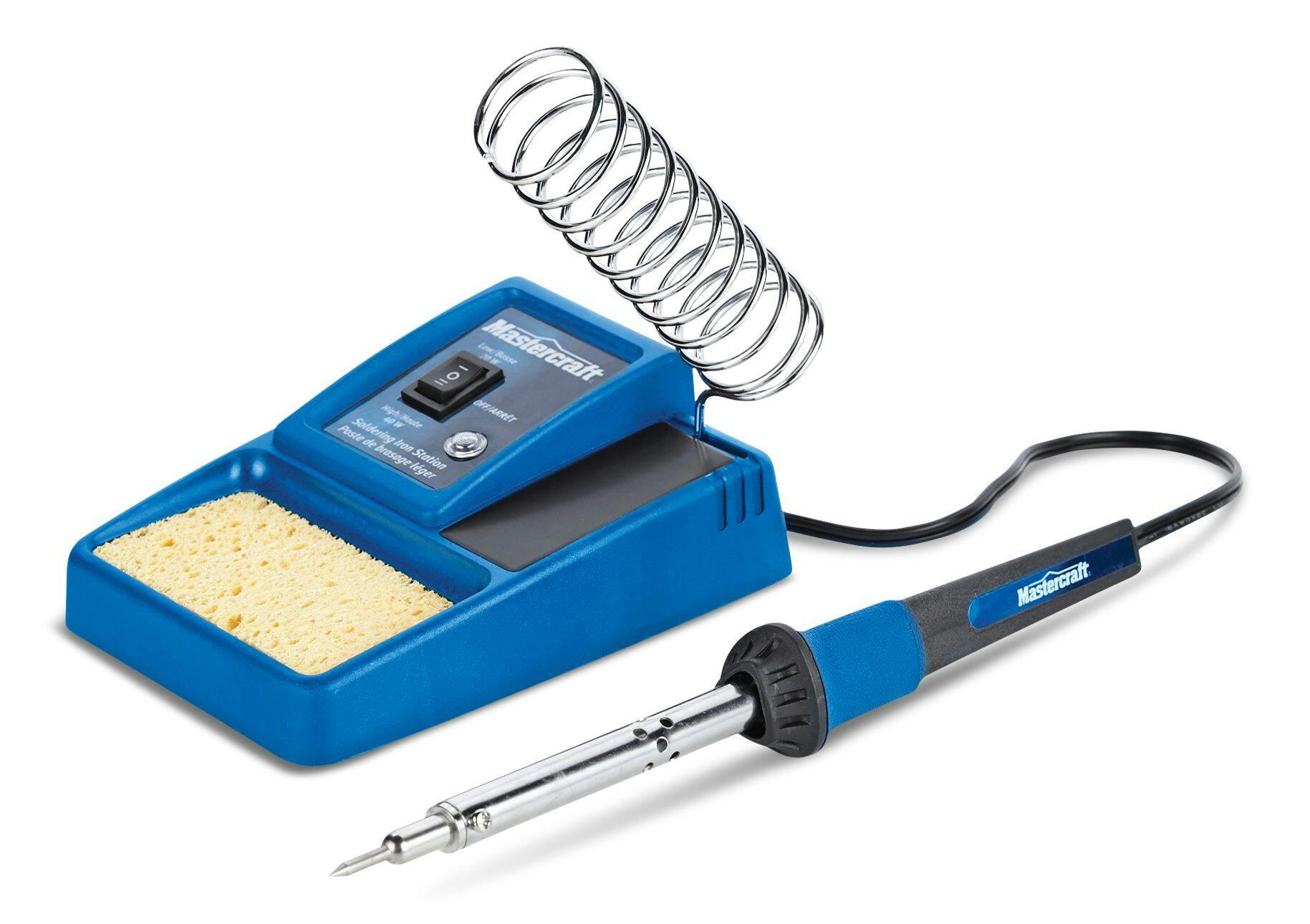 Mastercraft 20W/40W Adjustable-TemPerature Soldering Iron Station