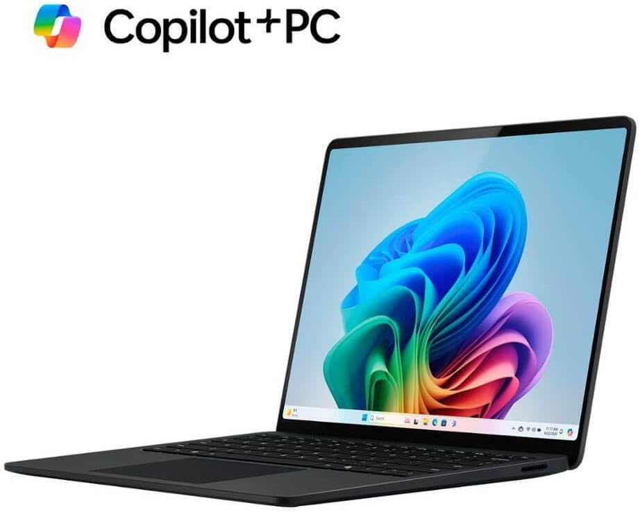 Microsoft Surface Laptop (2024)  Windows 11 Copilot+ PC  13.8 Touchscreen Display  Snapdragon X Elite (12 core)  16GB RAM  1TB SSD Storage  Black