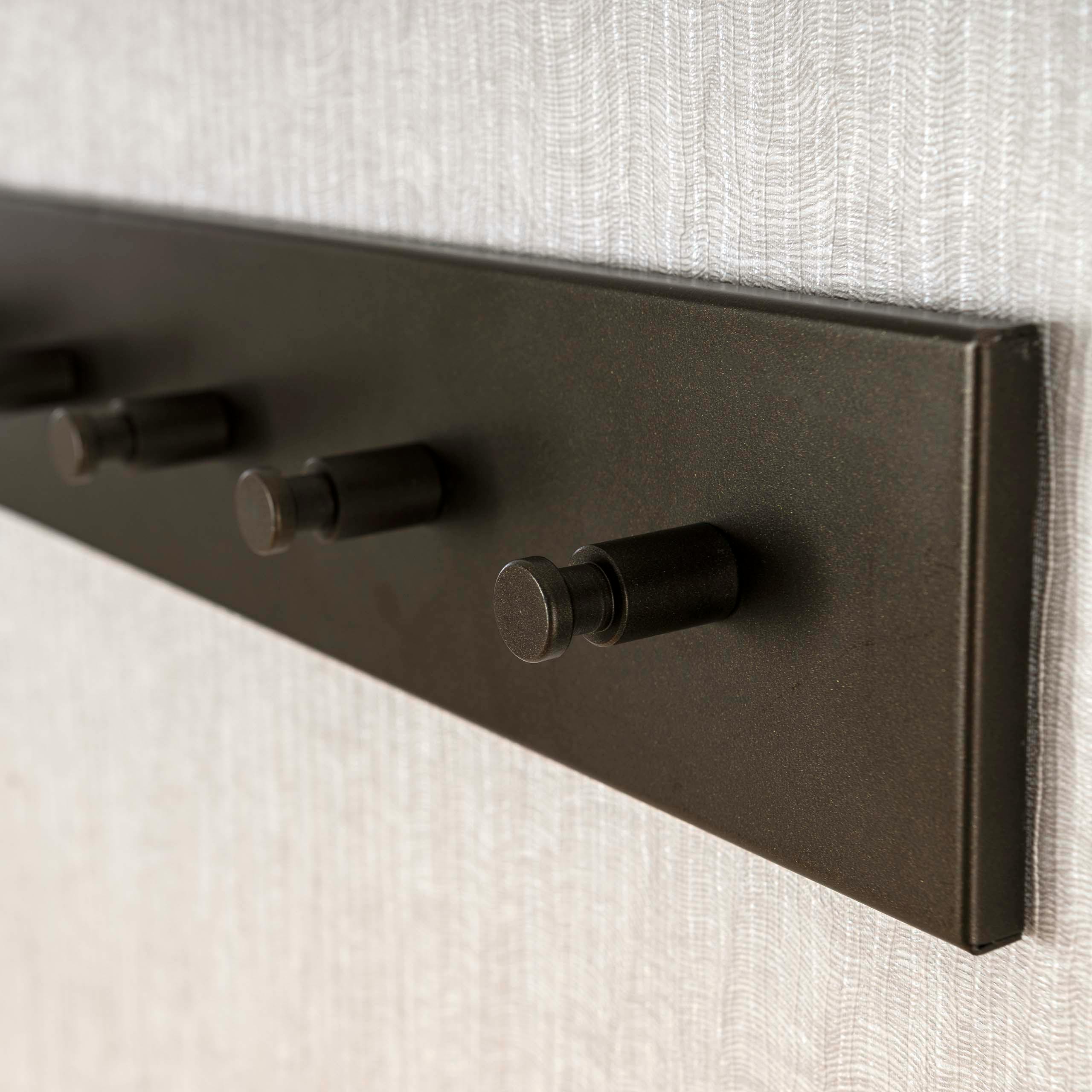 Portemanteau mural 8 crochets métal finition bronze RALF