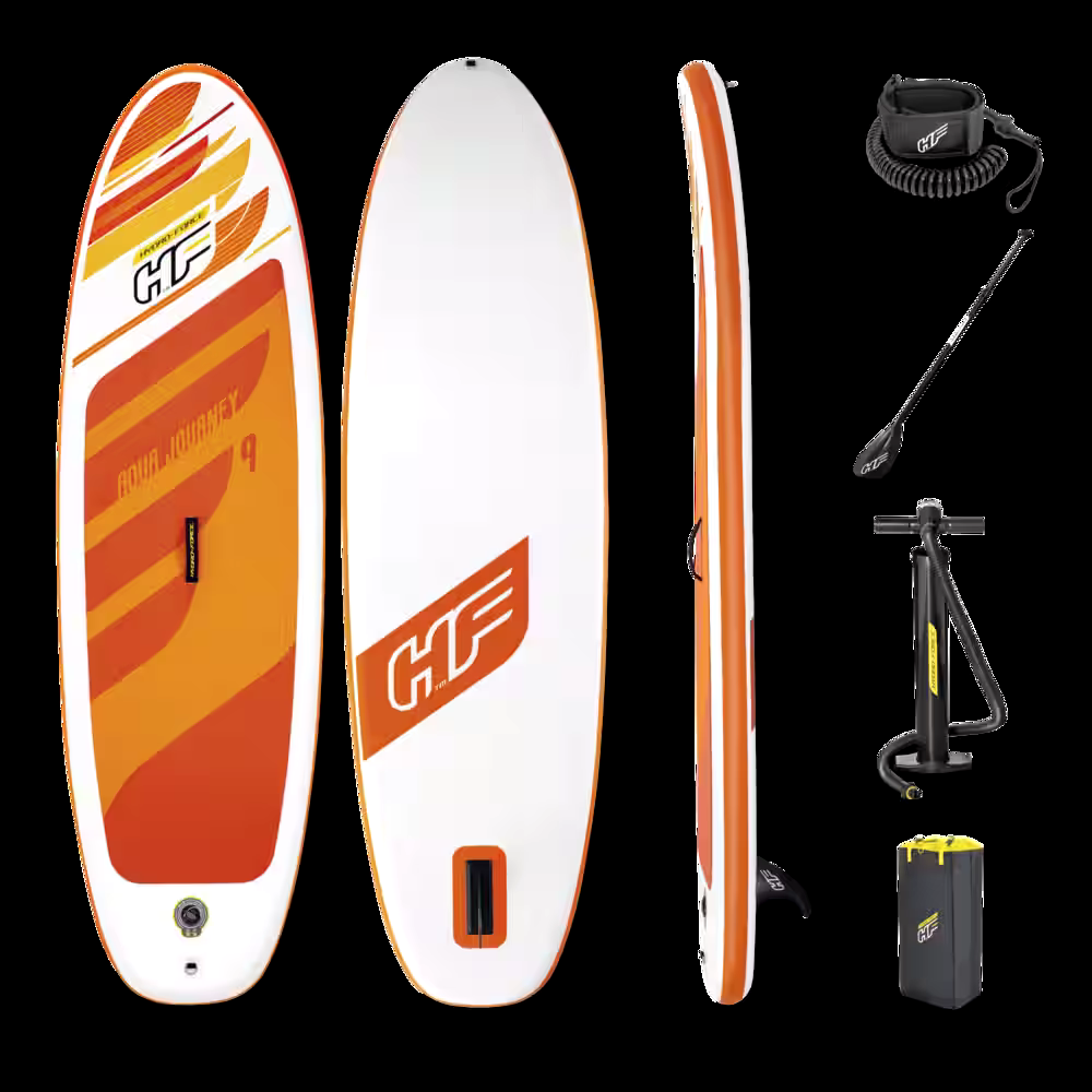 Bestway Hydro-Force Aqua Journey Inflatable Stand Up Paddle Board, 9-ft