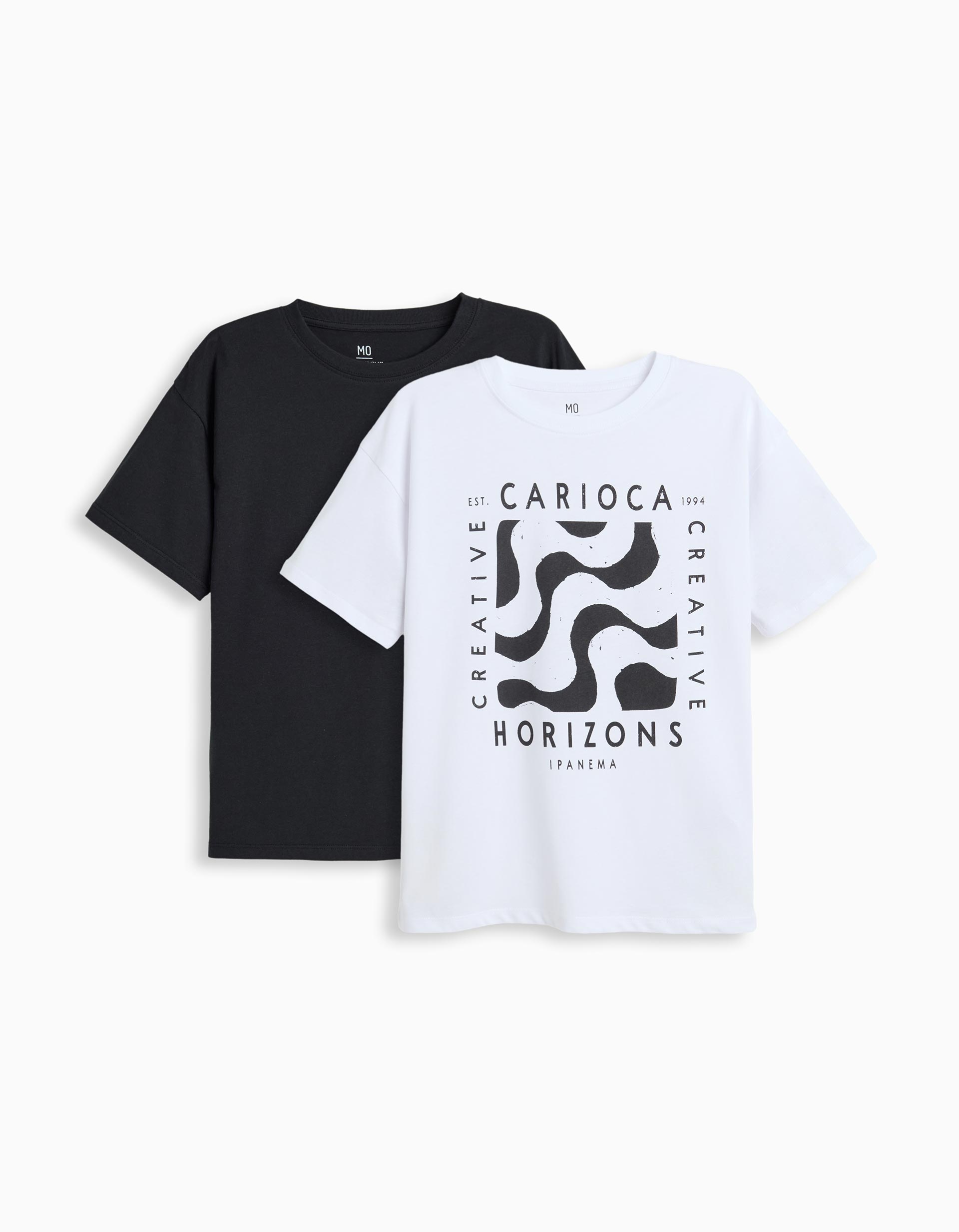 Pack 2 T-shirts, Menino, Cru