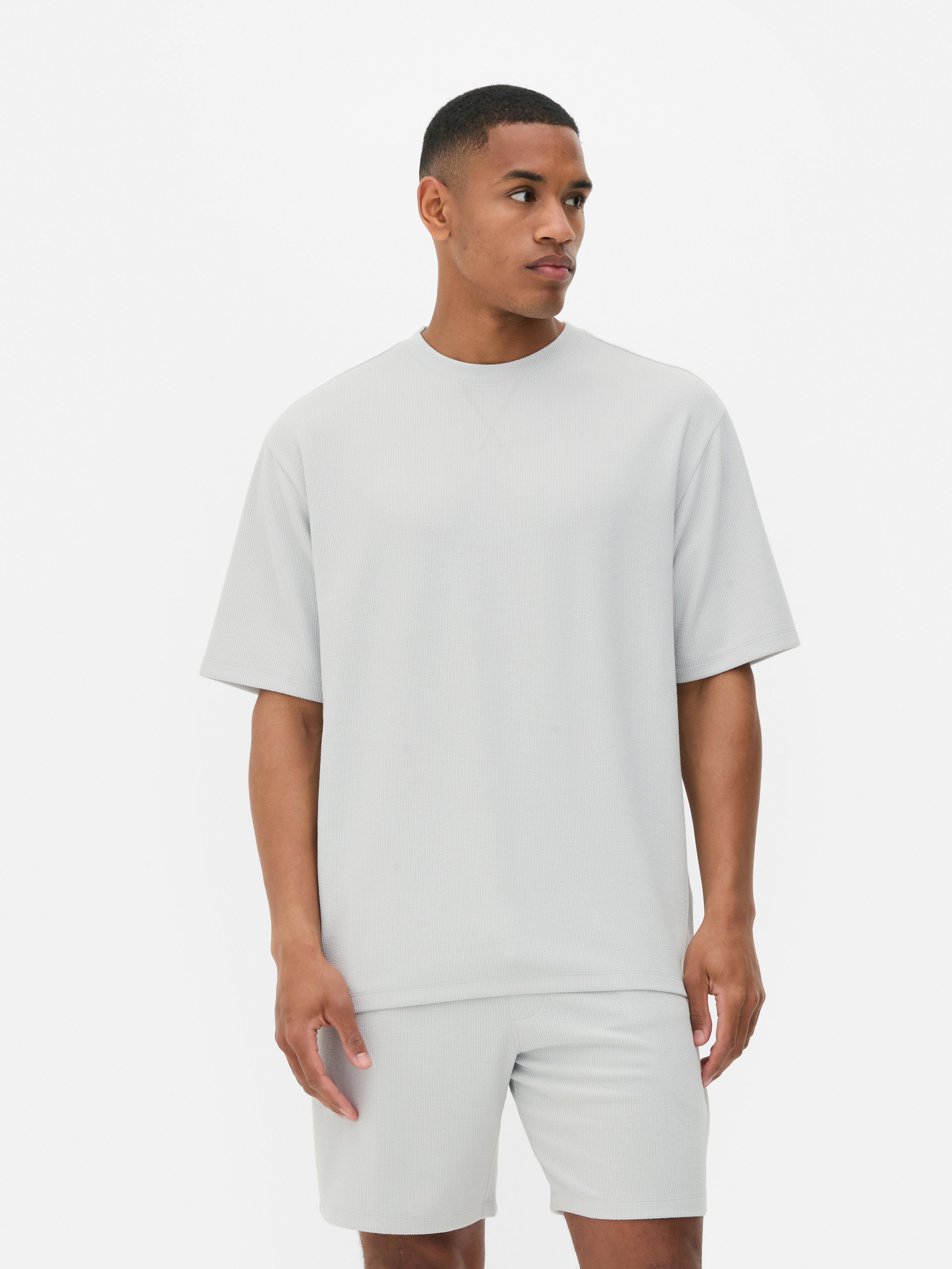 Textured Short Sleeve T-Shirt