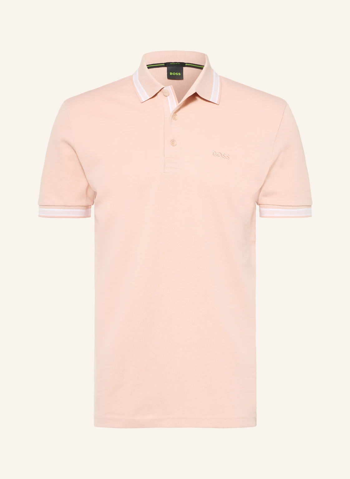 BOSS Piqué-Poloshirt PADDY CURVED Regular Fit