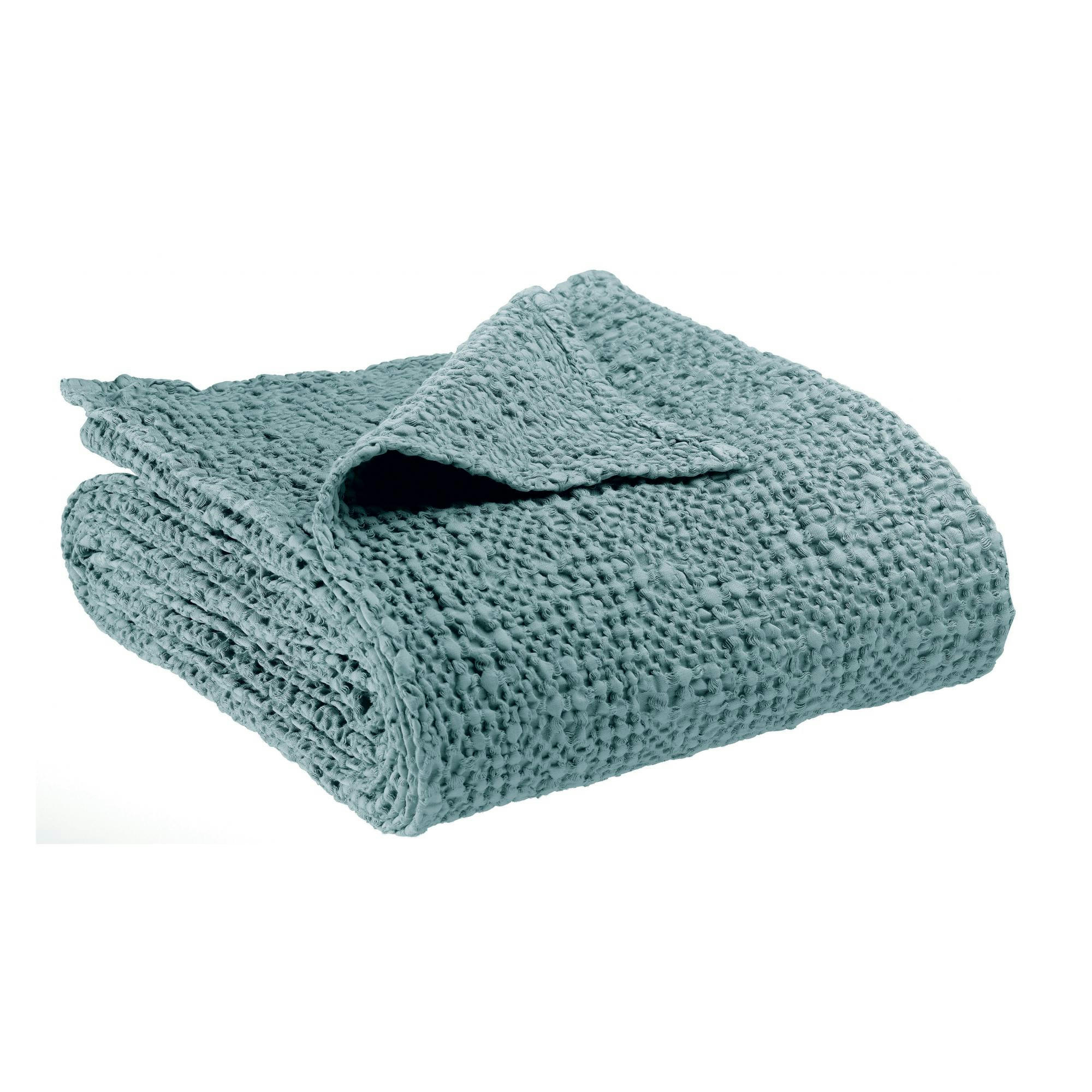 TANA - Jeté stonewashed  en coton alizee 240 x 260