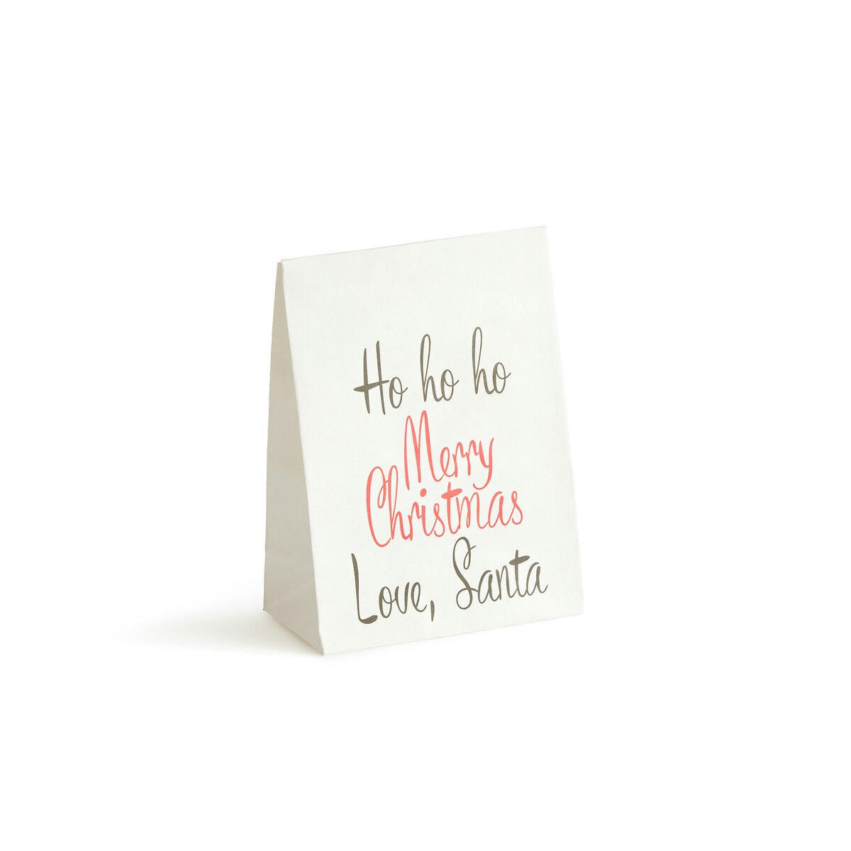 Lot de 2 sachets-cadeaux en papier, Christmas