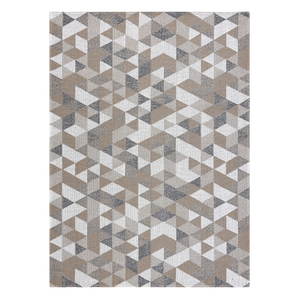 Dywan CASA Ekologiczny, EKO SIZAL Boho Trójkąty 2816 krem / 114x170 cm