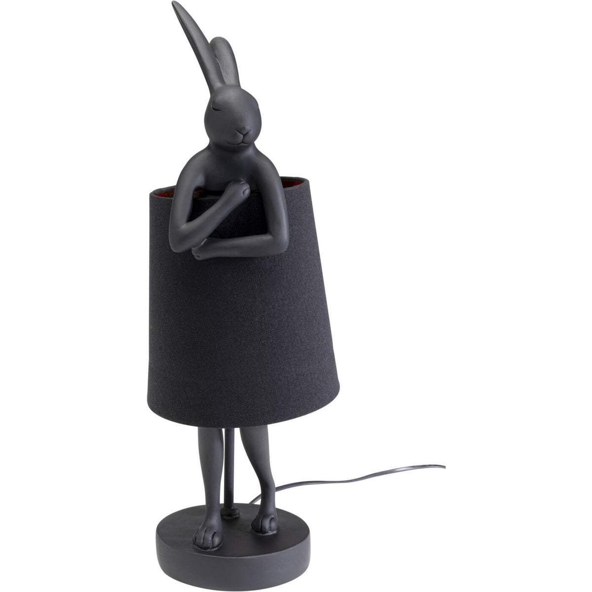 Kare Design tafellamp Animal - konijn - 50cm - zwart