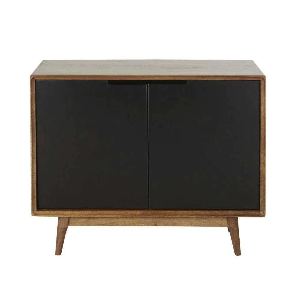 Lenox - Buffet industriel 2 portes bicolore