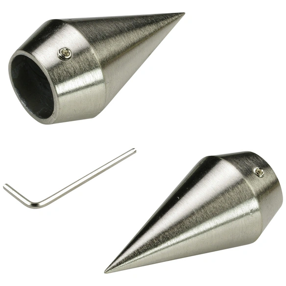 Endstück, France, Spitze, 20 mm, Silber