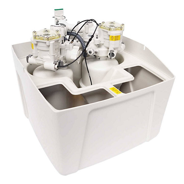 Adoucisseur d'eau sans électricité 2500 L/h 1 à 6 personnes Duplex Ultra Compact