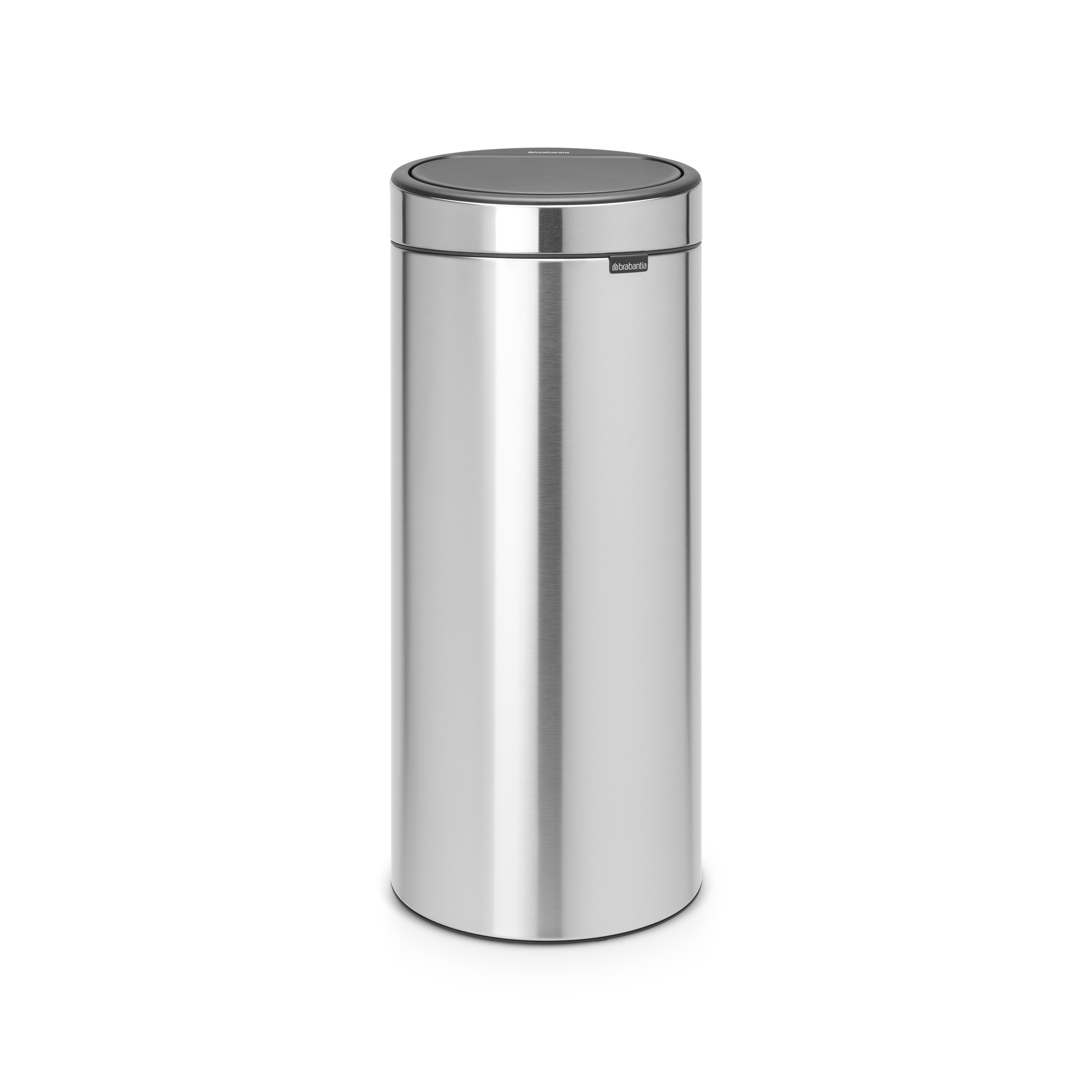 Brabantia Touch Bin New afvalemmer, 30 liter, kunststof binnenemmer - Matt Steel