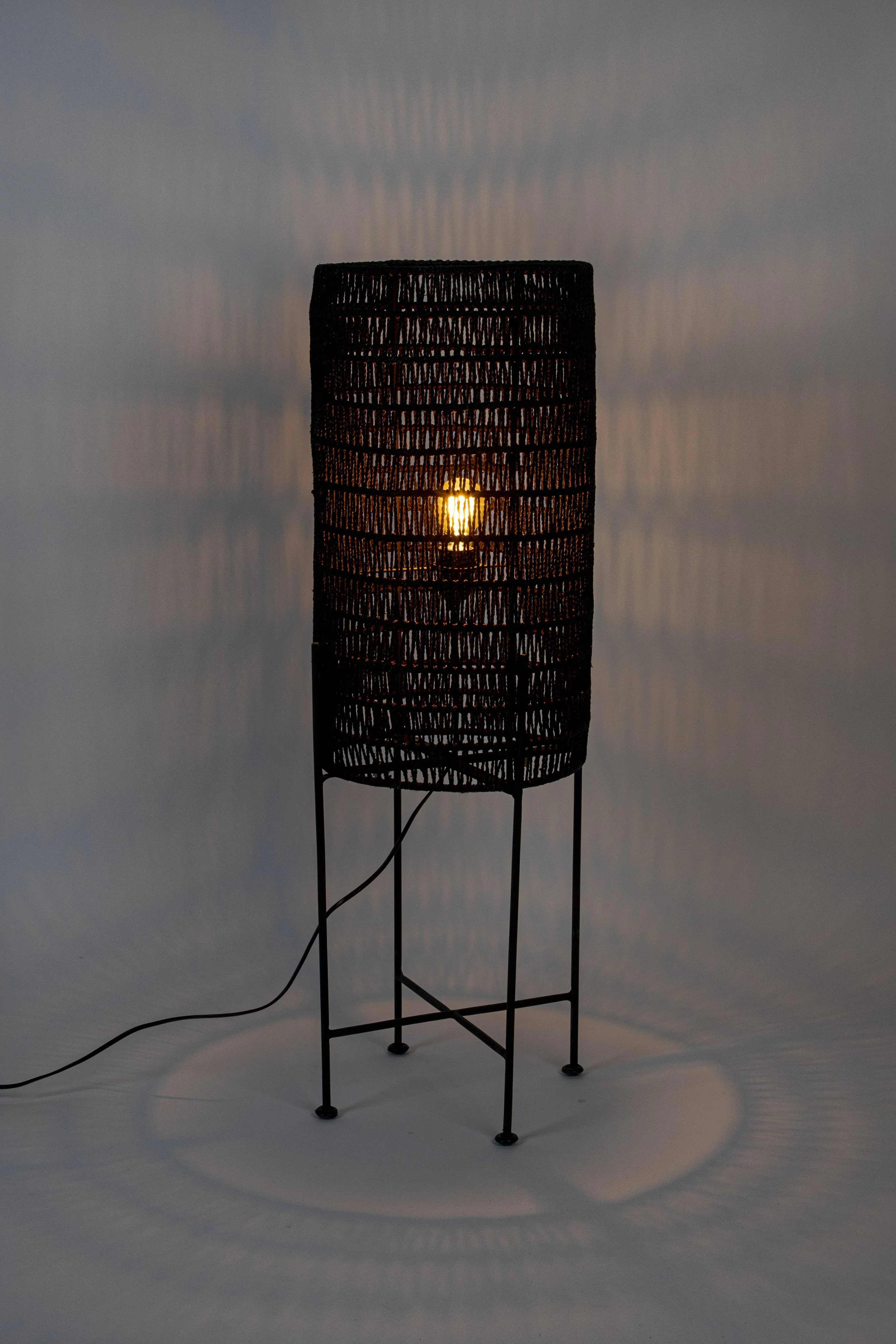 Vloerlamp Kari rotan
