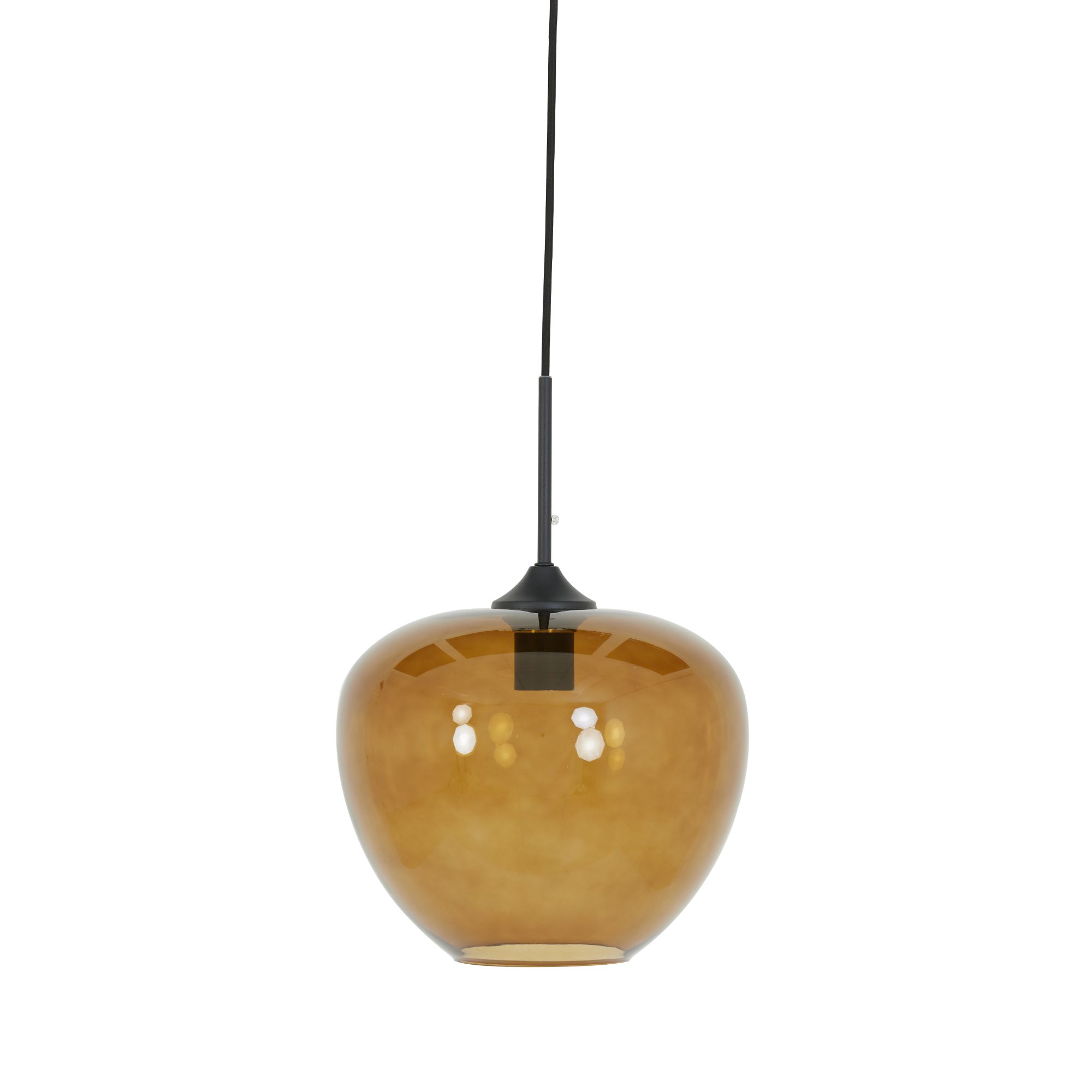 Light & Living hanglamp Mayson - bruin - Ø30cm