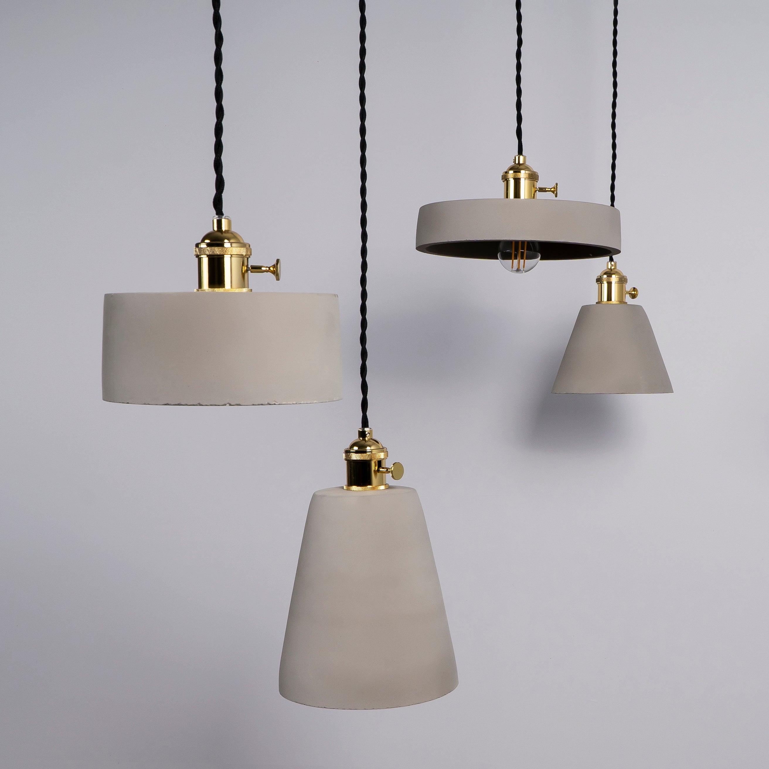 QUVIO Hanglamp langwerpig grijs - QUV5092L-GREY