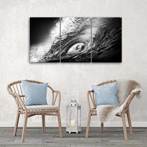 Feeby Obraz tryptyk na płótnie Zielony Natura