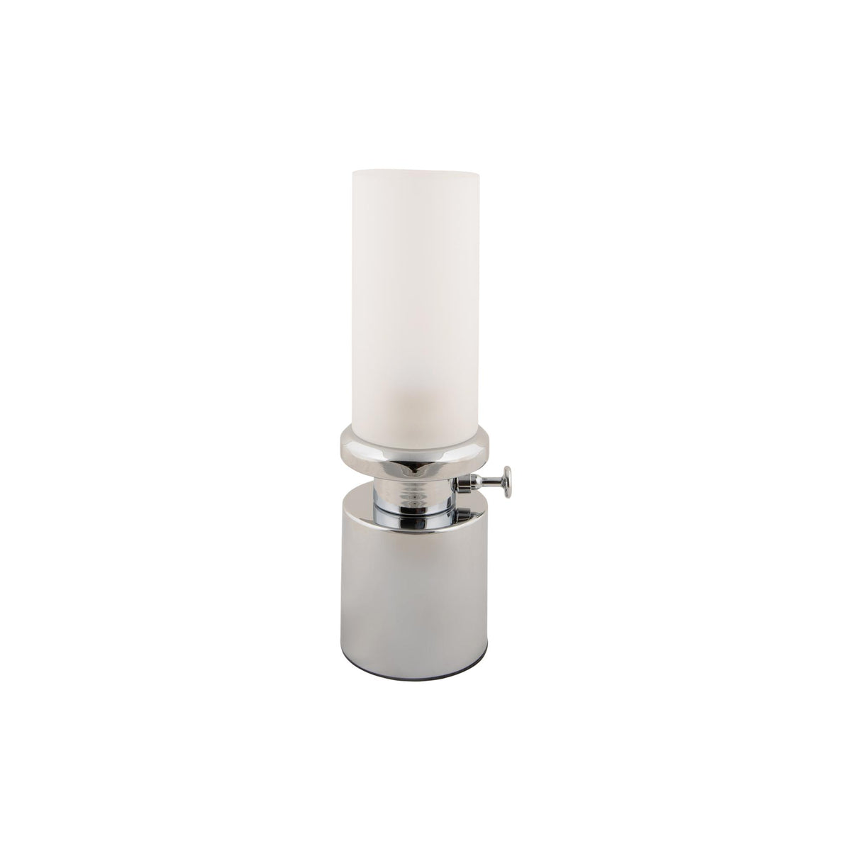 Leitmotiv tafellamp Camp LED - zilver - Ø7.8cm