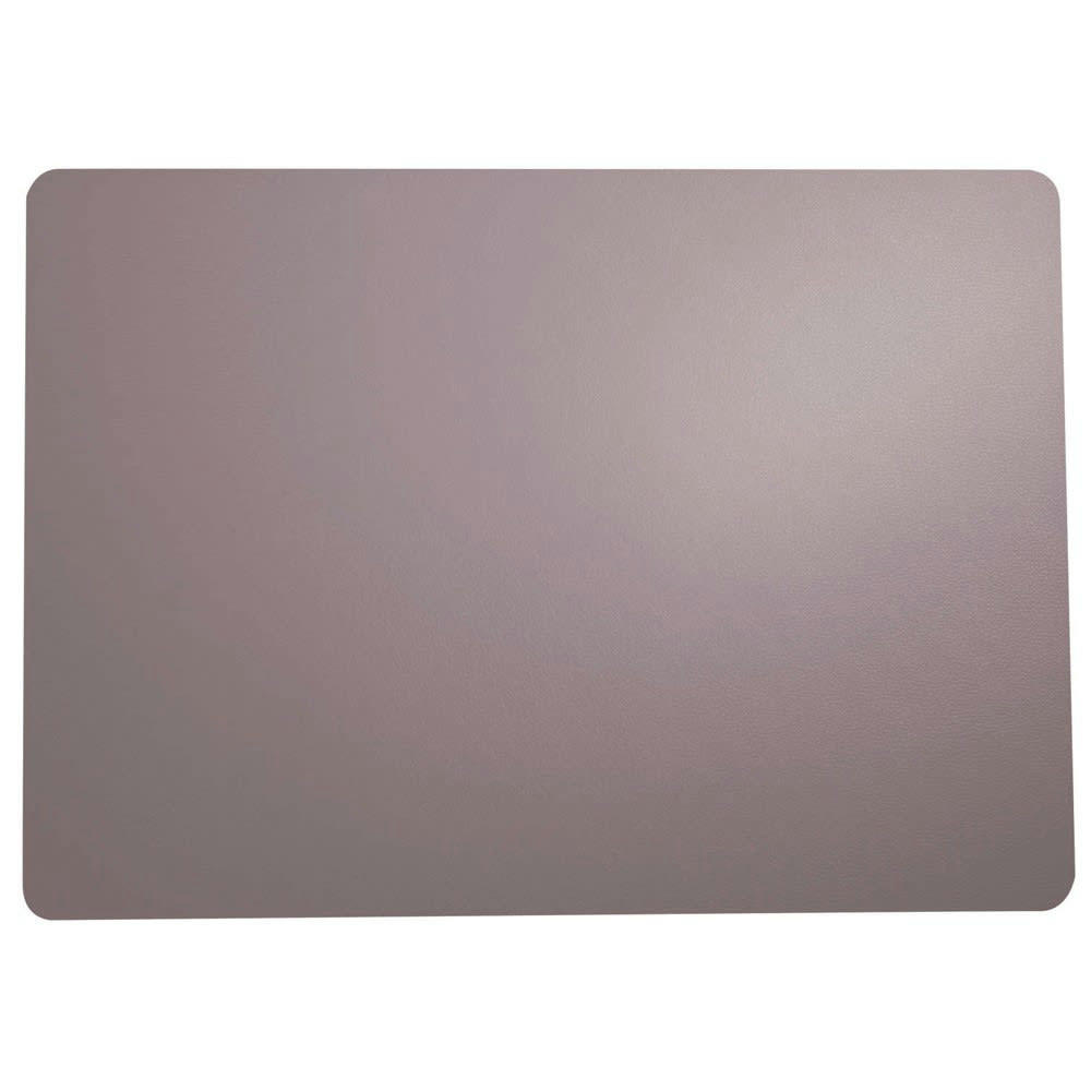 CUIR - Set de table aspect cuir lavande 46x33