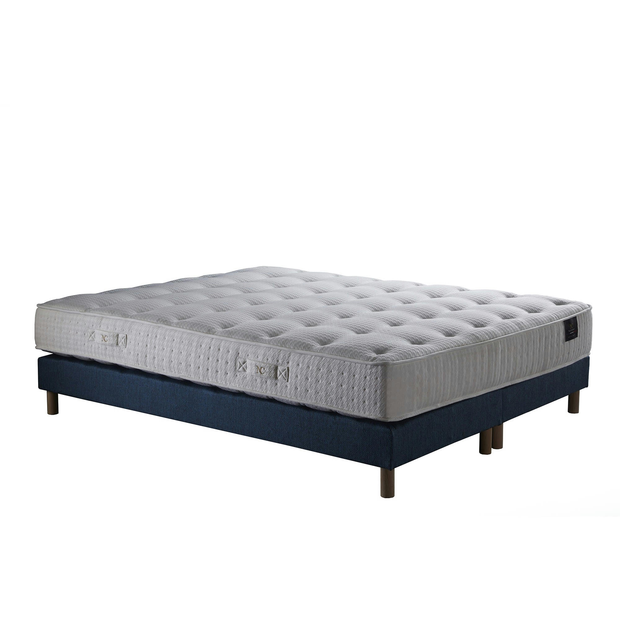 ASTRAL - Ensemble Matelas mousse résiliente Mémoire de forme Sommier 160x200