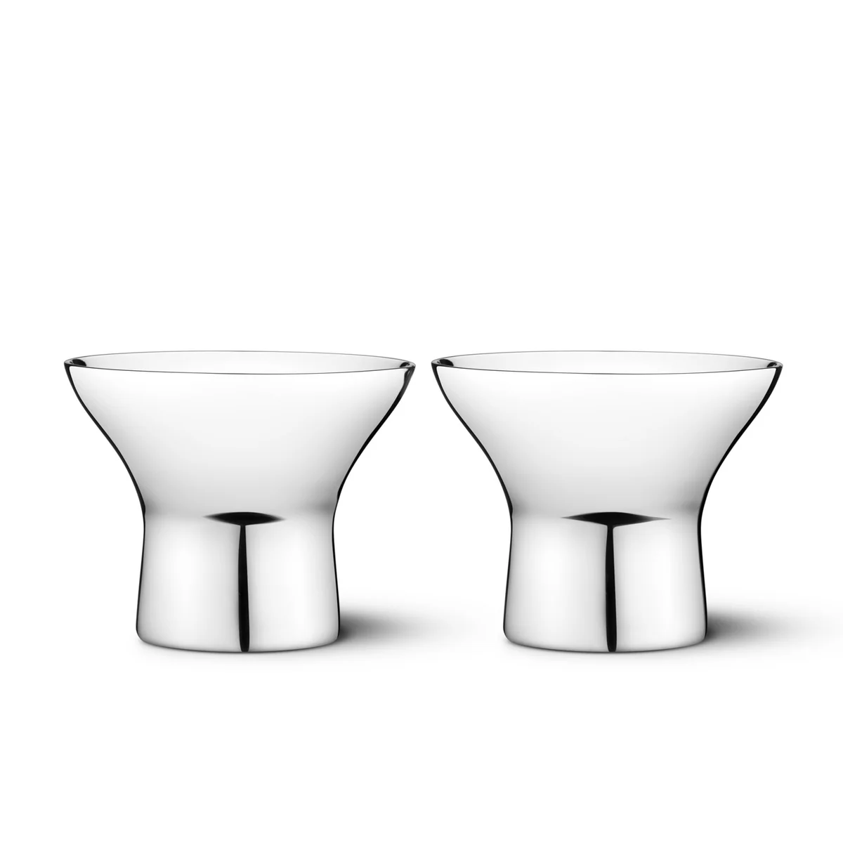 Georg Jensen - Alfredo Eierbecher, Edelstahl (2er-Set)