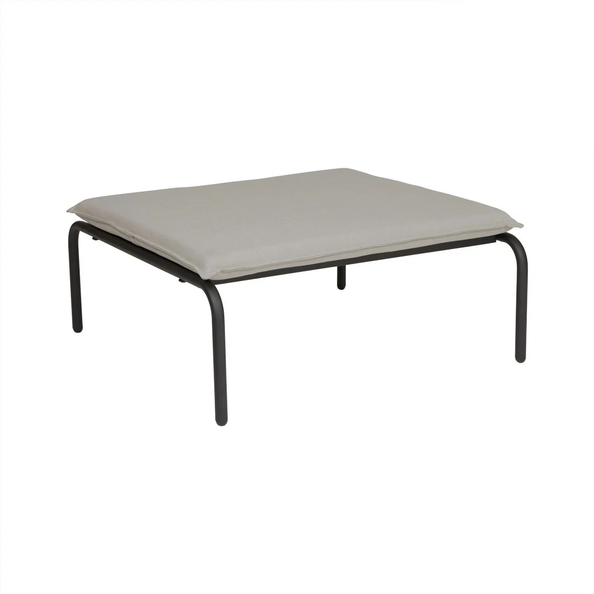 OYOY - Furi Outdoor Lounge Hocker, beige / schwarz