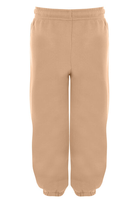 Younger Boys Brown Cotton Rich Joggers