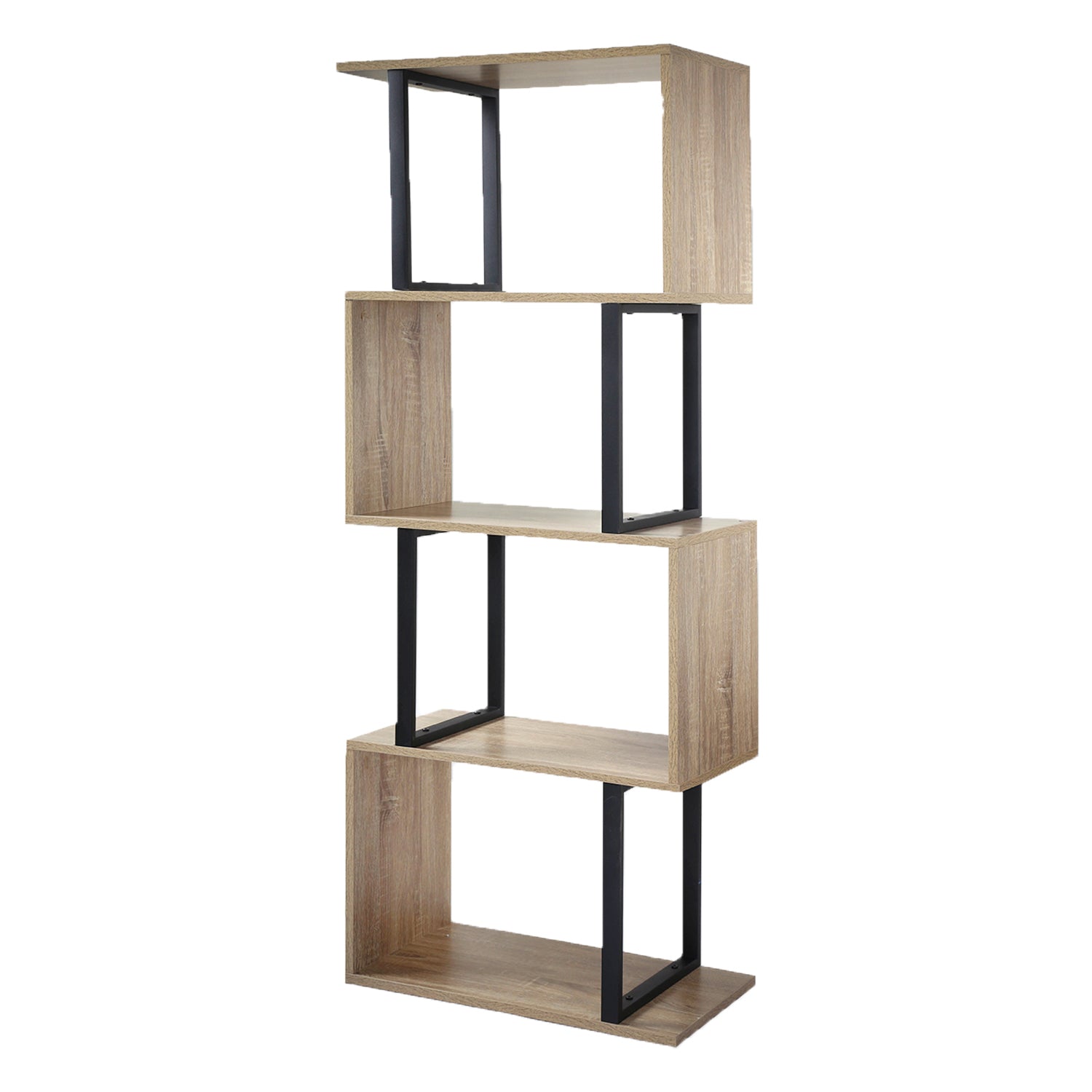 Calicosy - Boekenkast - Houten Decor en Metal - H148 cm