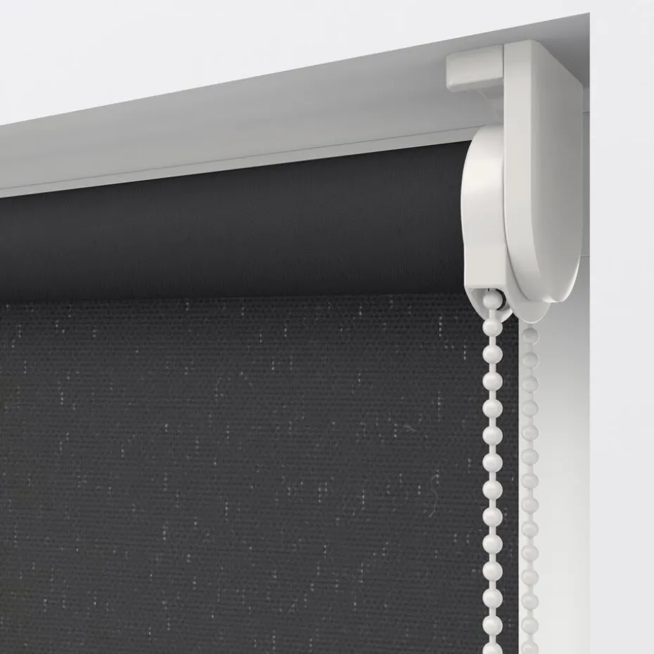 Kwantum Rolgordijnen | Rolgordijn Jodi  Lichtdoorlatend Zwart