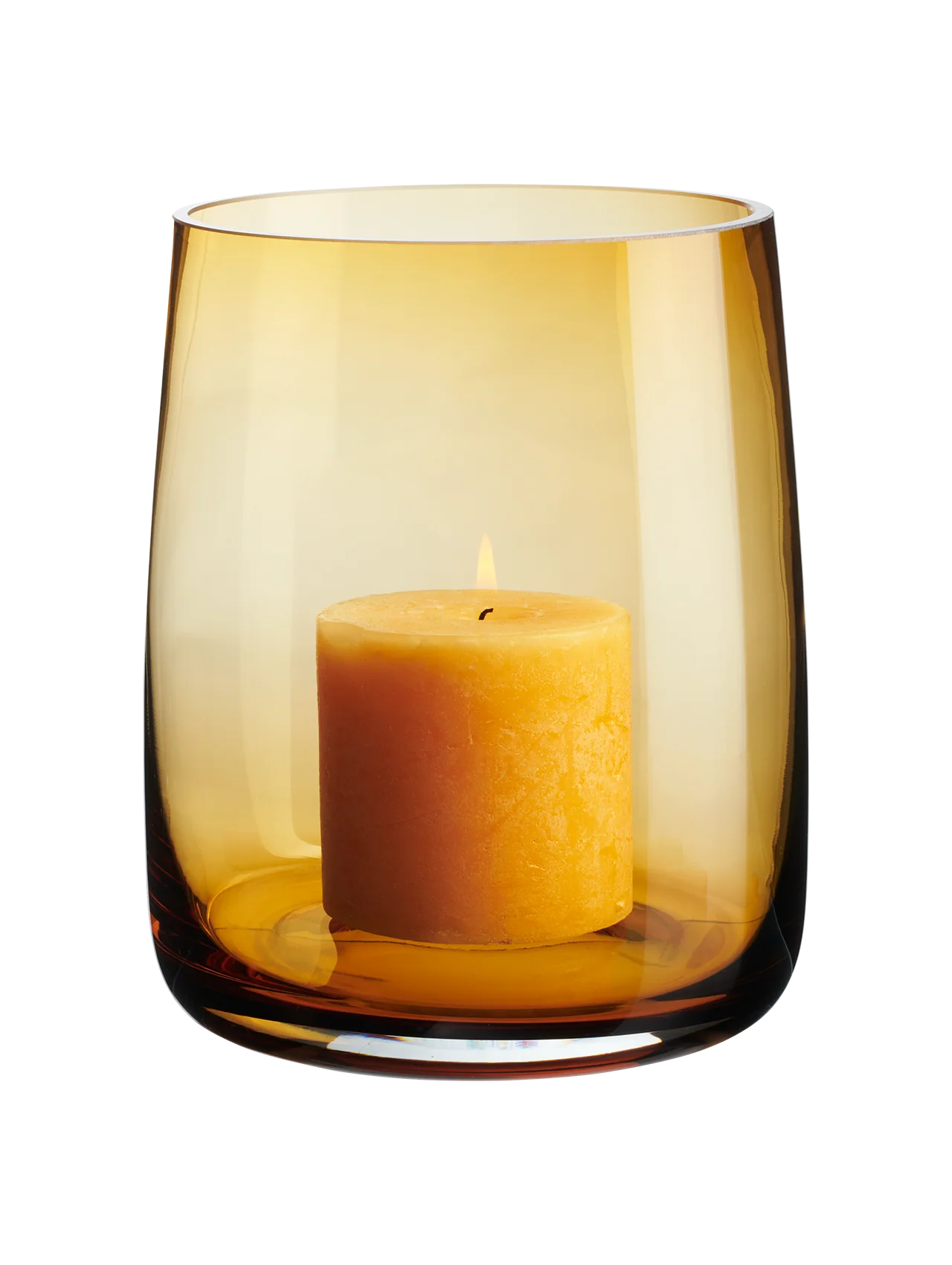 vase/windlicht, amber