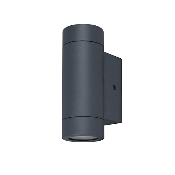 Applique murale Tongoa GU10 25W IP44 Goodhome gris foncé