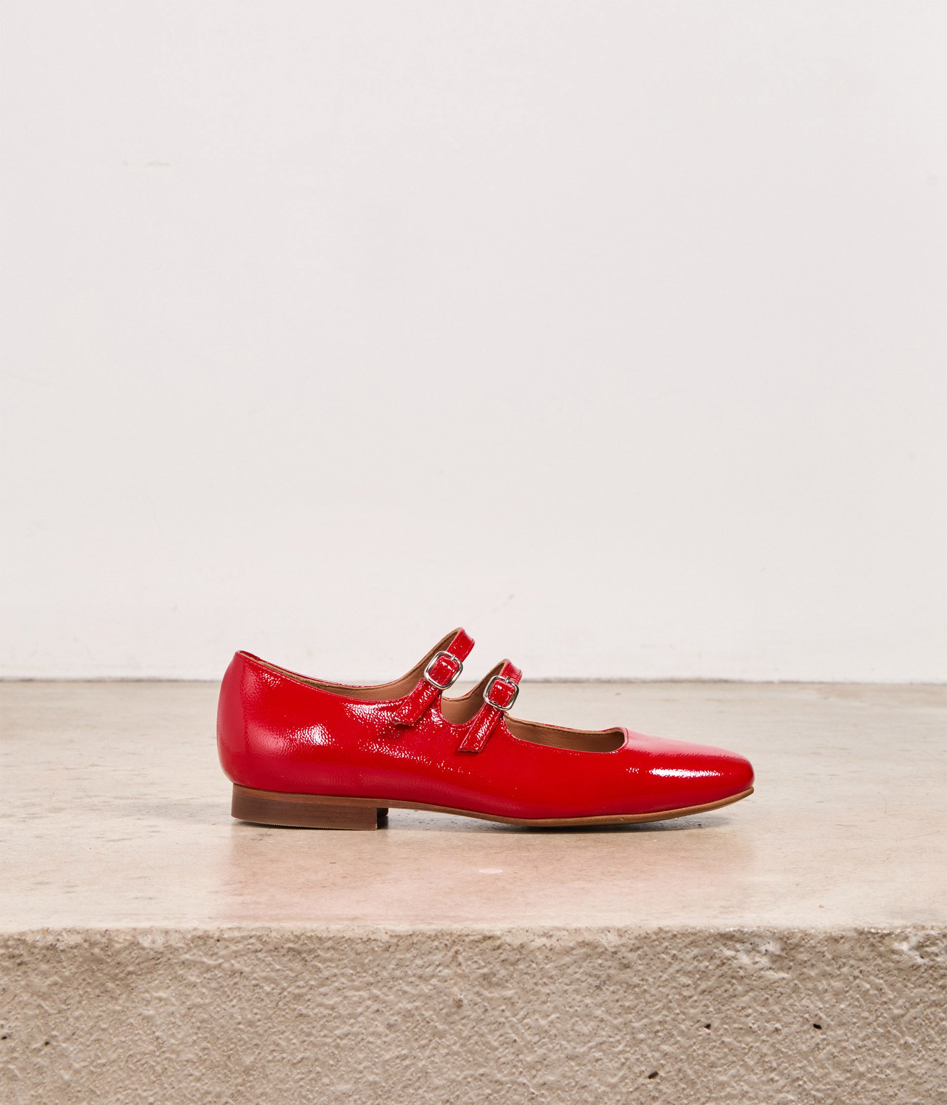 Babies vernies rouges Aurella