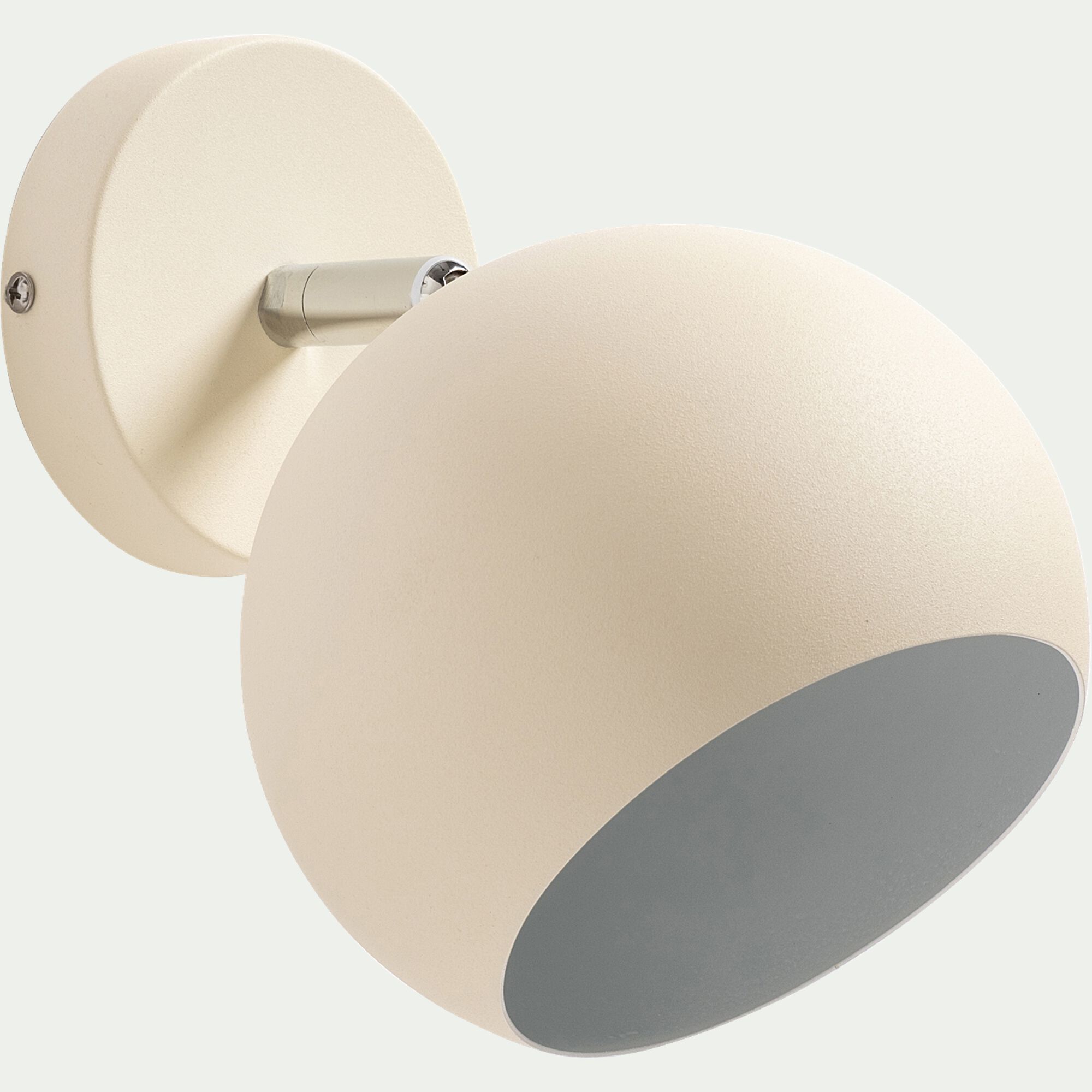 LIANDY - Applique murale électrifiée acier - beige