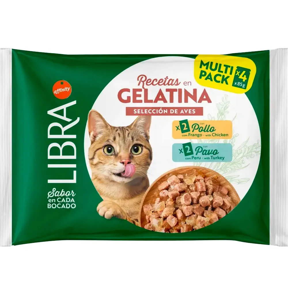 Affinity Libra Chicken & Turkey in Jelly wet cat food 15x4x85g