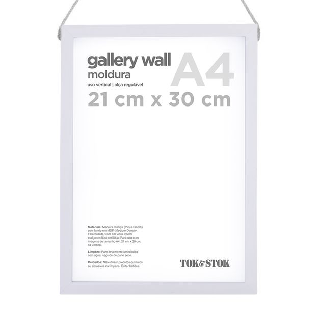 MOLDURA A4 21 CM X 30 CM GALLERY WALL