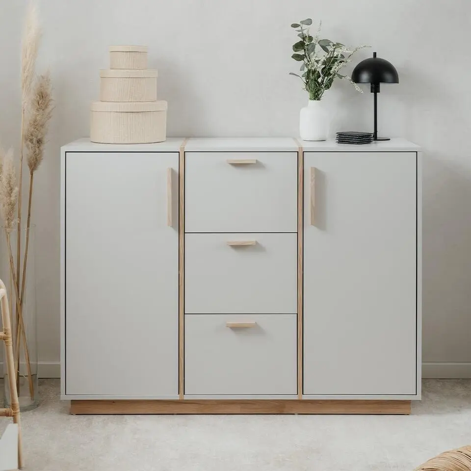 CALICOSY - Sideboard 2 T&uuml;ren SPLIT - 40x125x94 cm