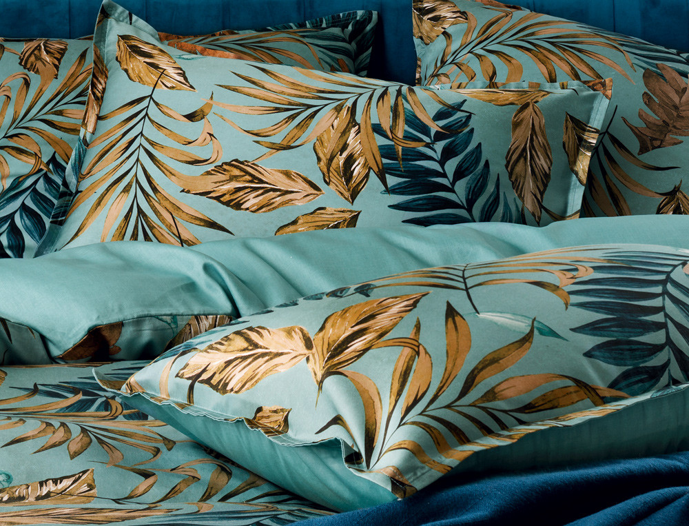 Linge de litNature tropicale