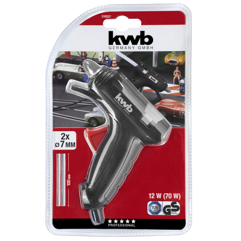 Pistolet à colle Glue Gun Ø 7 mm 12 W KWB