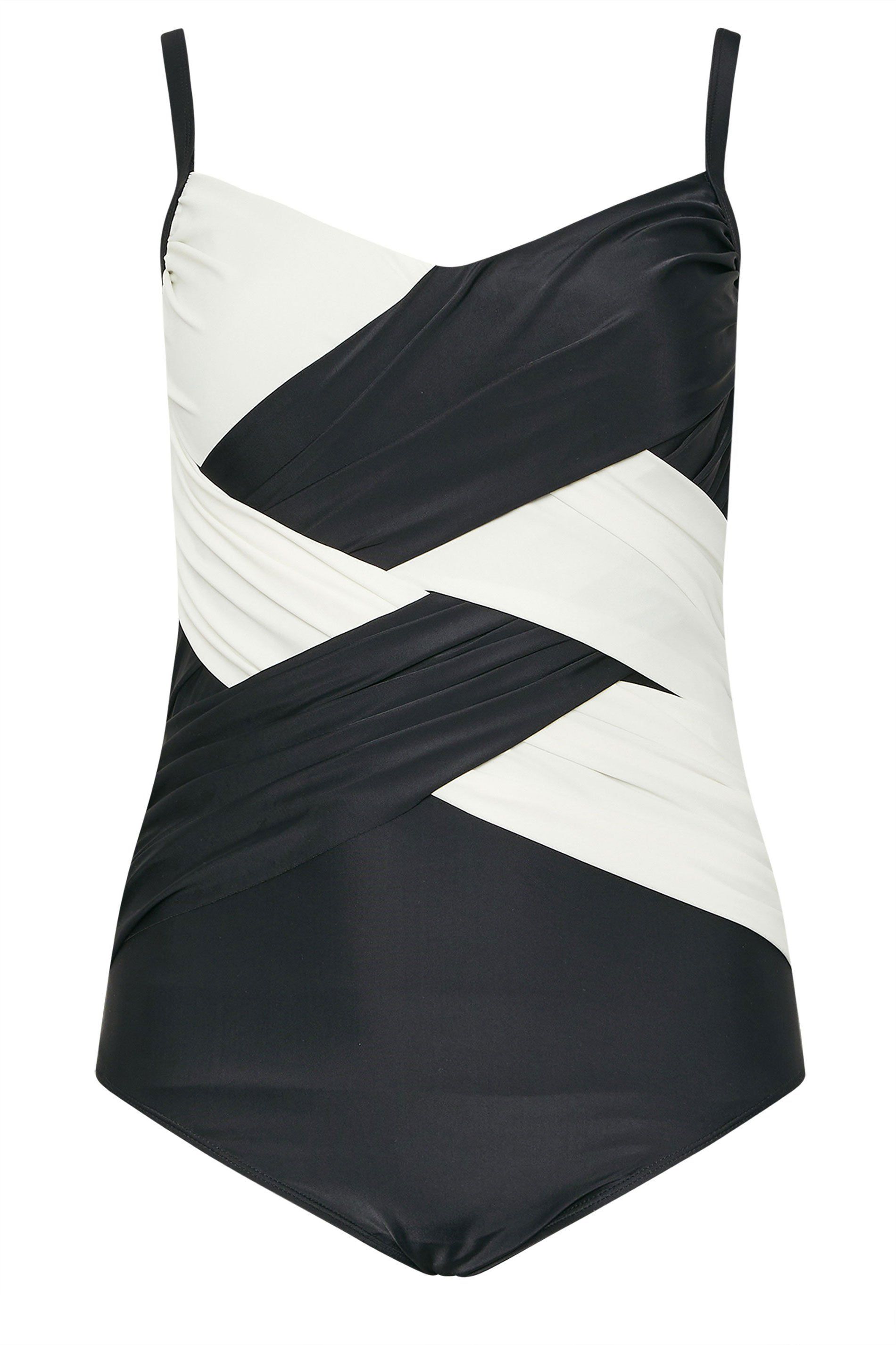 Yours Contrast Super Sculpt Swimsuit