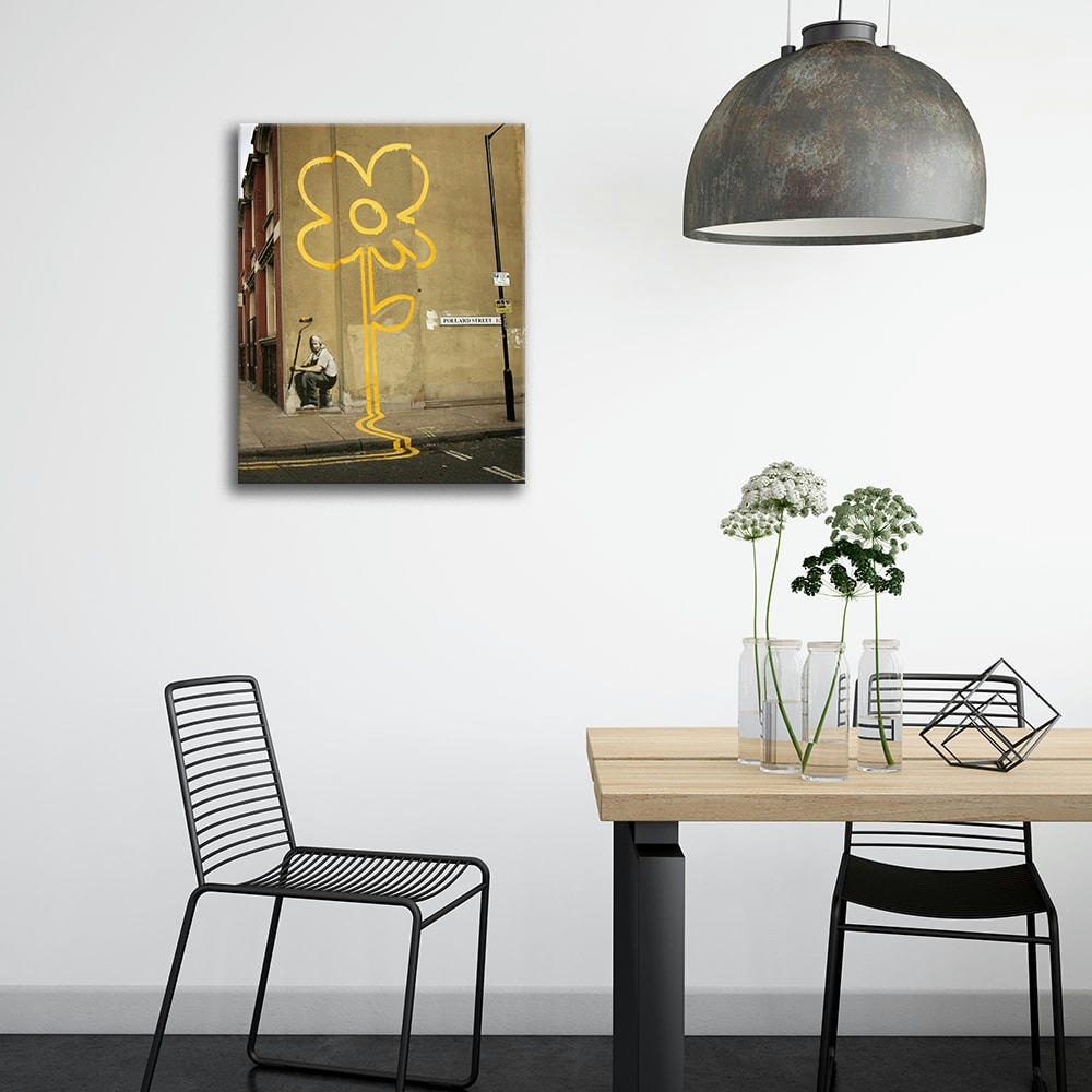 - Tableau impression sur toile Pollard Street Banksy 60x80cm