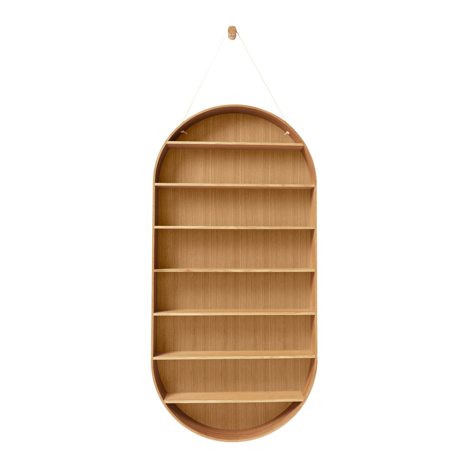 Ferm Living Oval Dorm Wandrek - Oiled Oak
