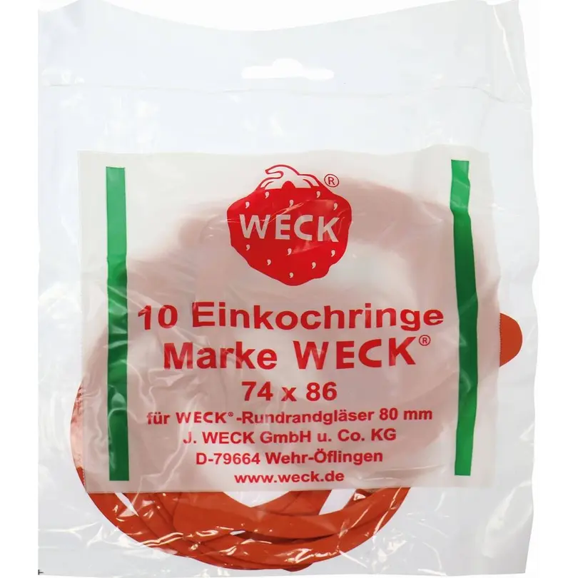 Ersatzgummiringe 10er-Set Weck