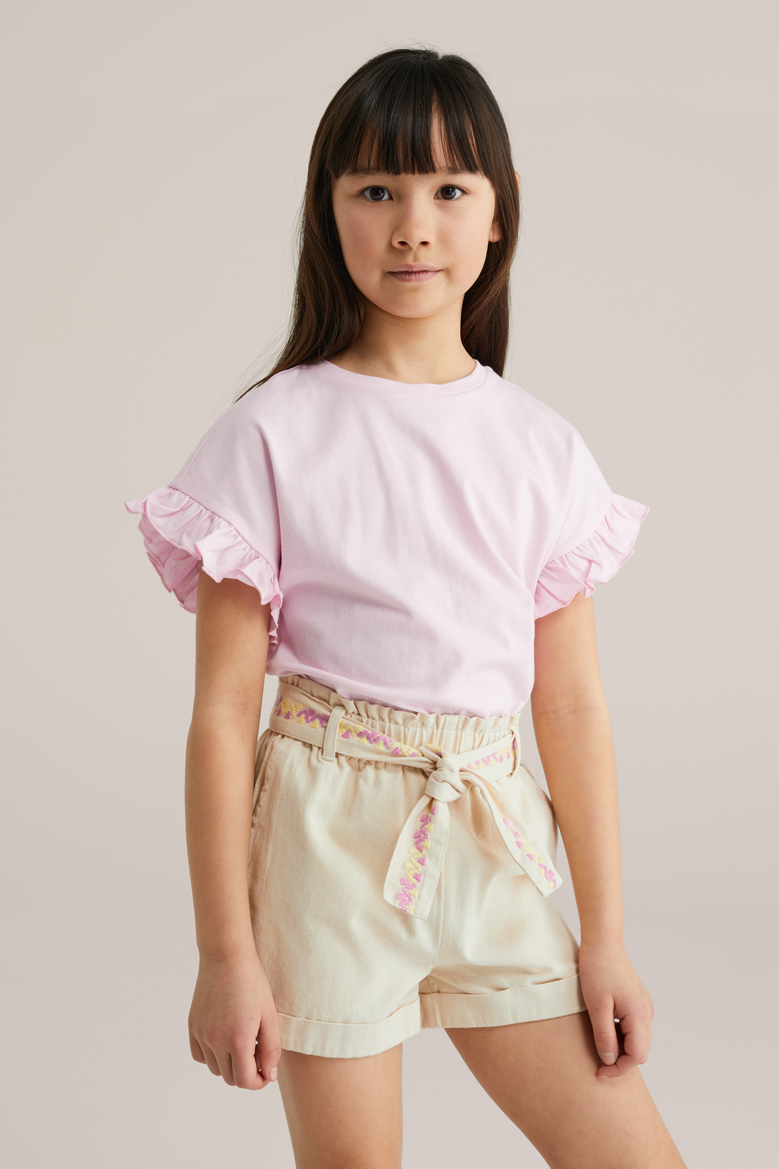 Meisjes T-shirt met ruches