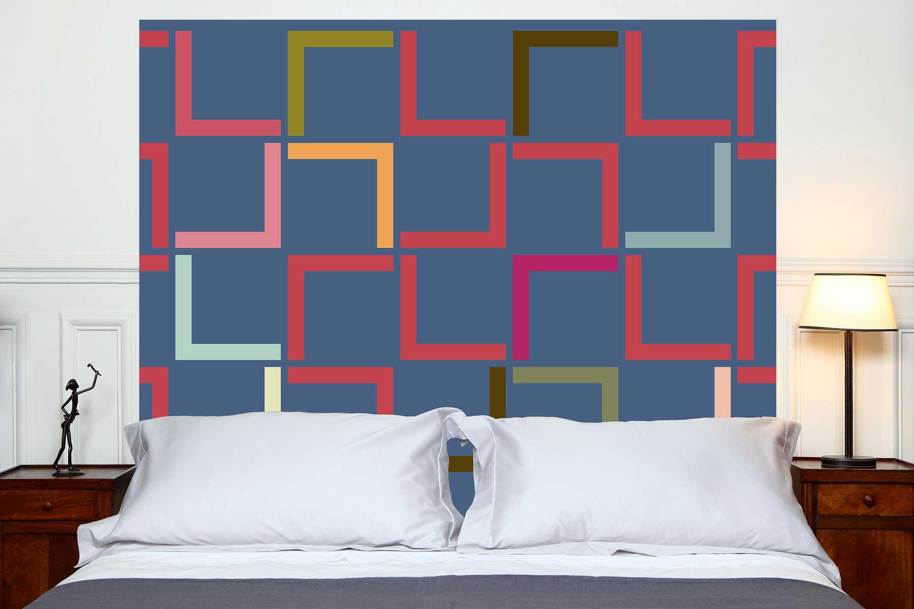 KINESIS - Tête de lit en tissu sans support en bois 160*140 cm