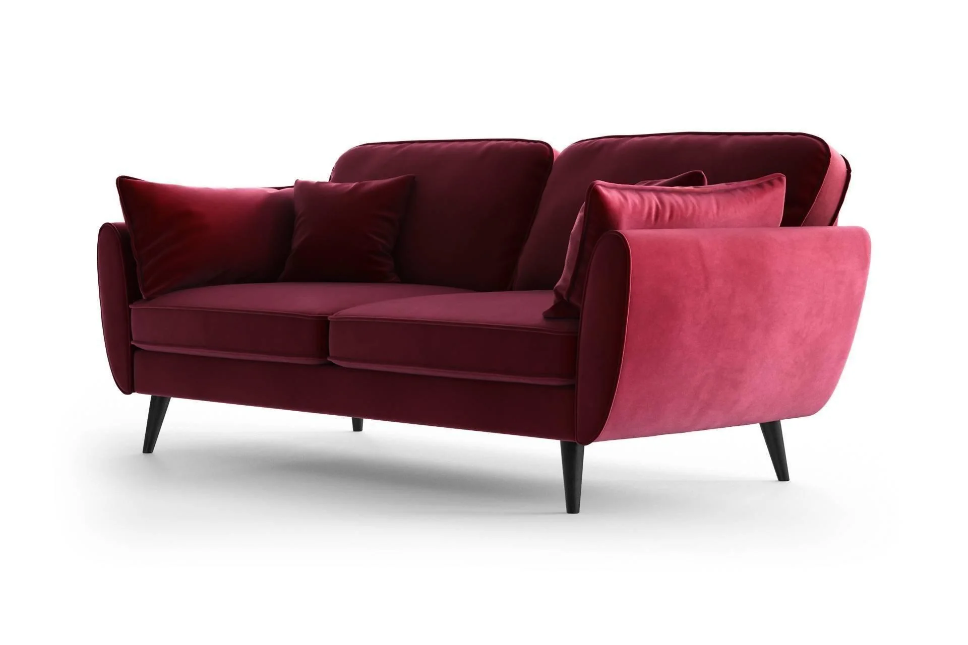 3-zitsbank Zara velvet