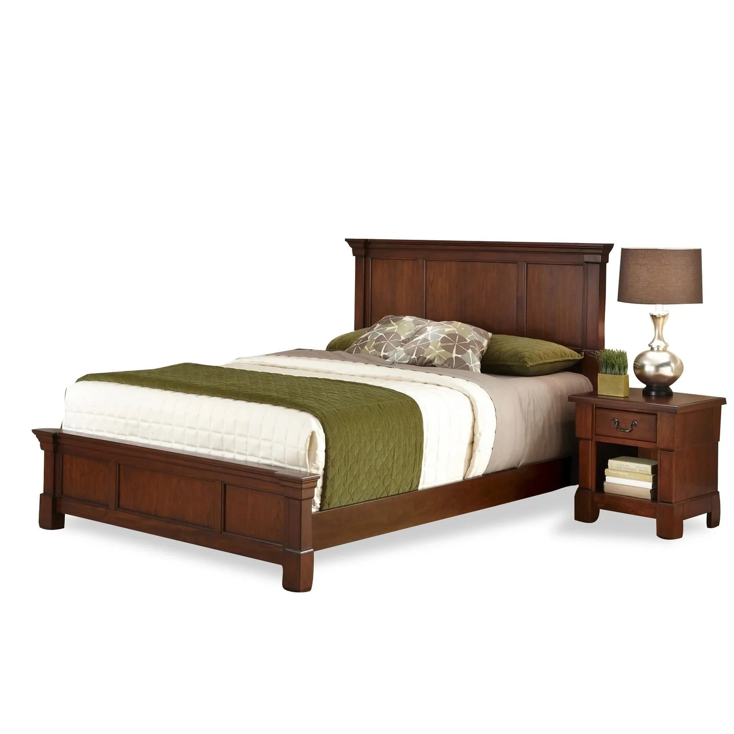 Aspen King Bed and Nightstand