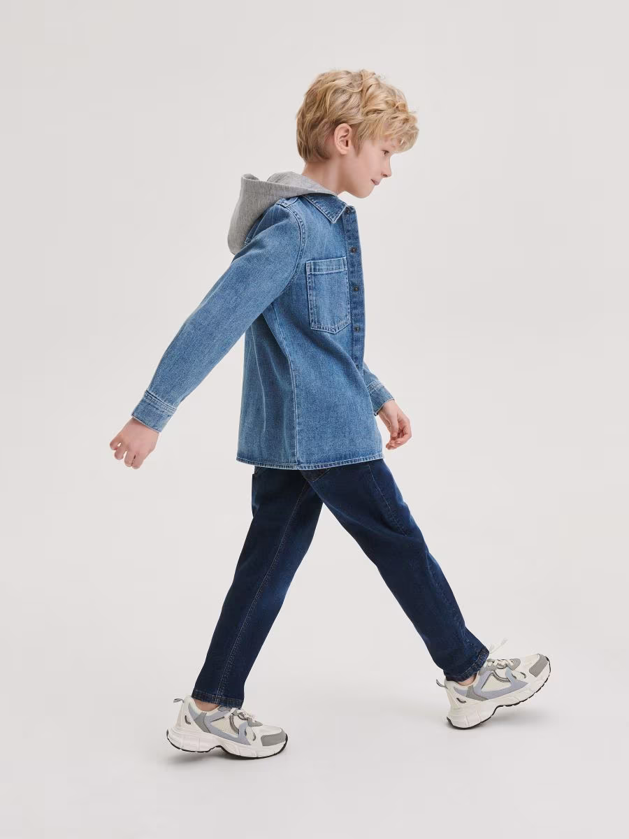 Elastic Carrot Jeans
