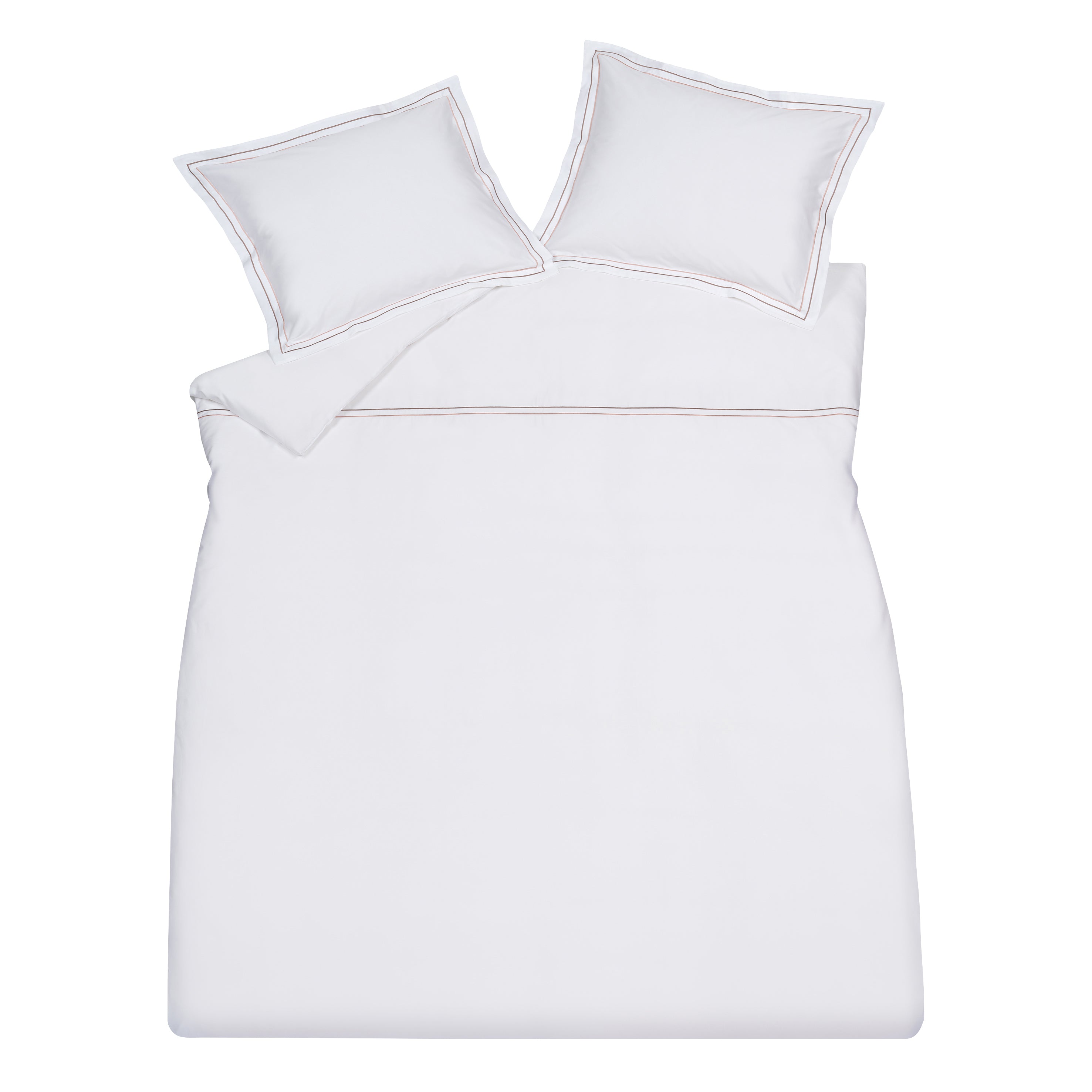 Vandyck Purity Napels Dekbedovertrek 240 x 200/200 cm - Rosewood
