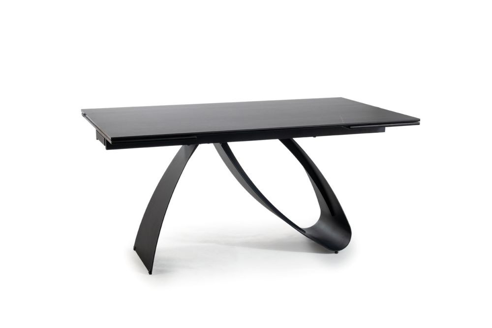 Stół rozkładany DIUNA CERAMIC 160(240)x90 czarny sahara noir